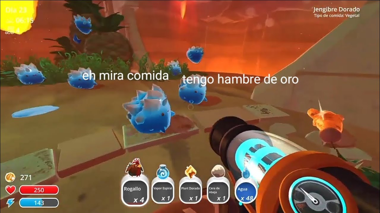 un slime roca se comio un jengibre dorado/ slime rancher #15 - YouTube