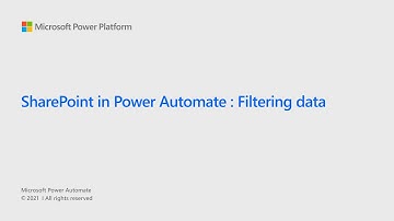 SharePoint in Power Automate: Filtering data