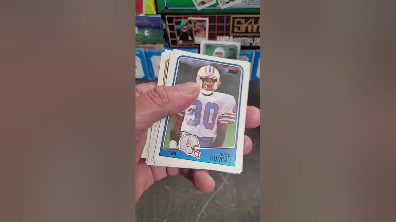 Tony dorsett 1988 topps football card pack opening footballcards 