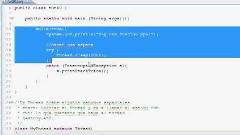 Tutorial Programacion Java 60 Thread