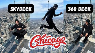 SKYDECK & OBSERVATORIO 360 RASCACIELOS EN CHICAGO VIDEO #4 🇺🇲