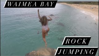 Waimea Bay Rock Jumping | Haleiwa, Oahu | AdventuretoWanderland