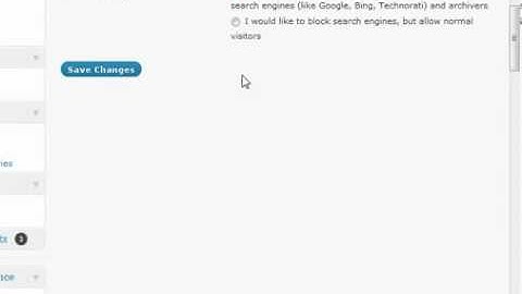 Are Your Privacy Settings Blocking the Search Engines? - Daily Blog Tip 002