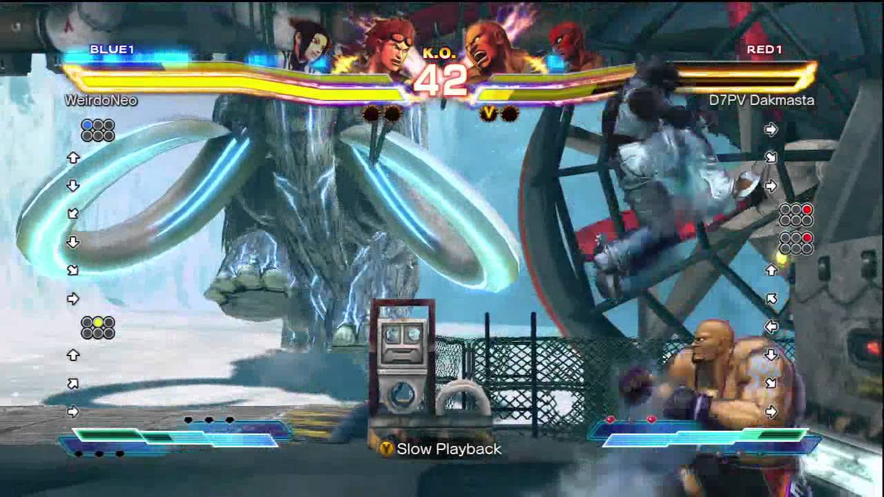 SFxT : WeirdoNeo ( Juri X Hwoarang ) VS D7PV Dakmasta ( Dhalsim X Marduk ) Ranked Match On Xbox 360