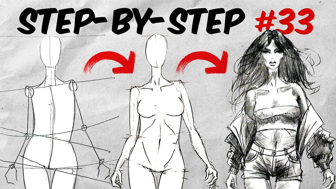 Amazing Pencil Sketching: Draw a Model Like a Pro! - YouTube