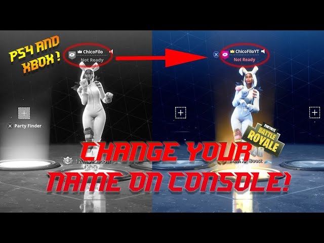 How To Change Your Fortnite Name For Console Ps4 Xbox New 100 - i