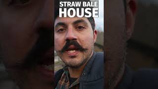 BUILD A HOUSE WITH STRAW BALES! #offgrid #homestead #tinyhome # #strawbalehome #cob