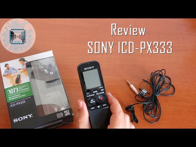 Review y analisis Grabadora Sony ICD-PX333