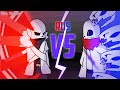 Cross!Sans (XTale) vs Geno!Sans (AfterTale) ANIMATION [RUS DUB]