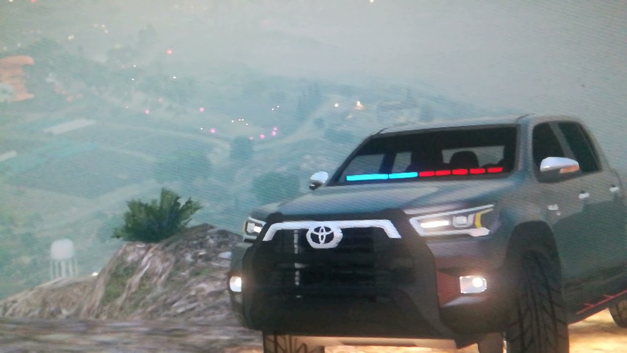 GTA 5 Colombia National Police Patrol (ELS) - Camioneta Policia Nacional  Colombia 2019 Toyota Hilux: Mods Colombia GTA V Mod 