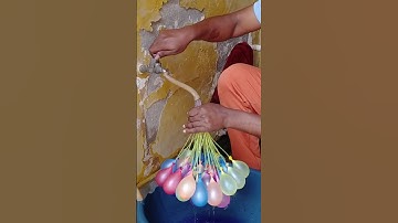 Water balloon | Holi water balloons | #holi #holi2023 #shorts
