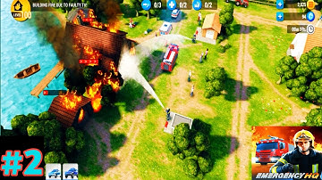 🔥Fire Fighter Rescue Big Home - Emergency HQ | #2 Android Gameplay |