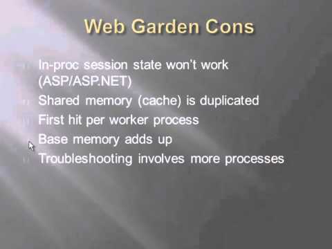 Why You Shouldn’t Use Web Gardens in IIS