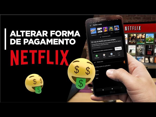 como mudar o cartão de pagamento da netflix