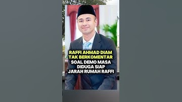 Raffi Ahmad Diam Tak berkomentar Soal Demo Masa Diduga Siap Jarah Rumah Raffi #shorts