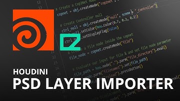 Houdini PSD layer importer