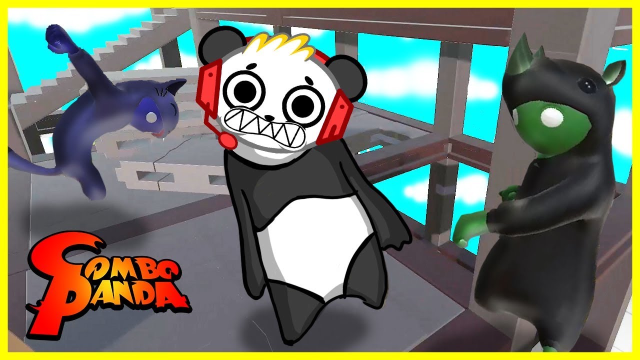 ⁣Let's play Gang Beasts with Combo Panda! Knock Out Rivals in the Elevators!