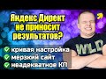 Почему не работает Яндекс Директ? Ошибки в настройке. Пара слов про сайт и рекламную связку.