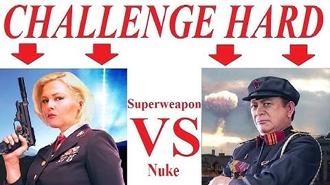 🔴 C&C Generals Zero Hour - Challenge Hard - 6 - Superweapon vs Nuke 🔴