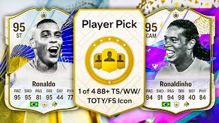 50x 1 OF 4 88+ ICON PLAYER PICKS! 😱 FC 24 Ultimate Team