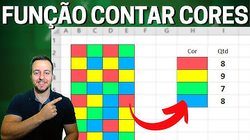 Como Contar Cores no Excel | Função ContarCores | Contar Células Coloridas