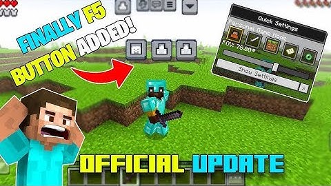 F5 Button Addon For Minecraft PE 1.21 | F5 Button Addon MCPE