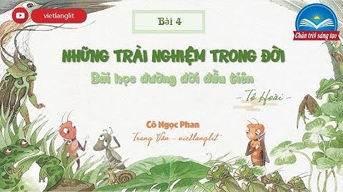 Bài 4: Những trải nghiệm trong đời - Văn bản "Bài học đường đời đầu tiên" - Trang 81-89