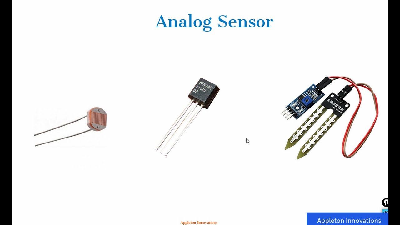 Working with Analog Sensors for Internet of Things, NodeMCU - YouTube