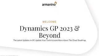 Learn the Latest Microsoft Dynamics GP Updates and Cloud Roadmap