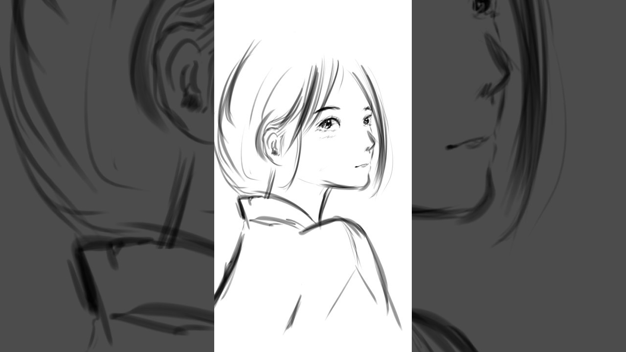 No.42】”Kawaii Sumi-e