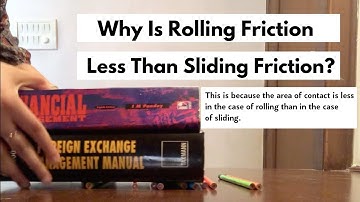 HOTS Questions | Class 8 Friction | Why Is Rolling Friction Less Than Sliding Friction?