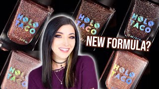 Holo Taco Holo Barista Crushed Holo Nail Polish Collection Swatches! || KELLI MARISSA