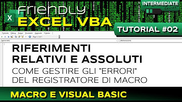 VBA #02 I Riferimenti Delle Macro