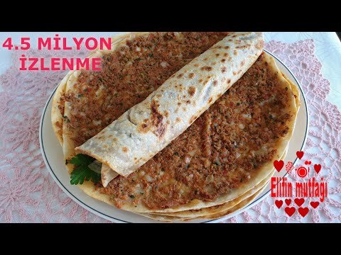 Lahmacun resepti Pizza kimi ləzzətli orijinal resept dadı çəkənlərin çox xoşuna gəldi