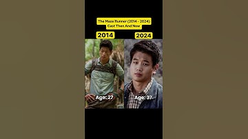 The Maze Runner (2014 - 2024) Cast Then And Now #thenandnow #themazerunner