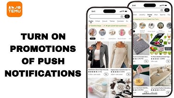 How To Turn On Promotions Of Push Notifications On Temu App