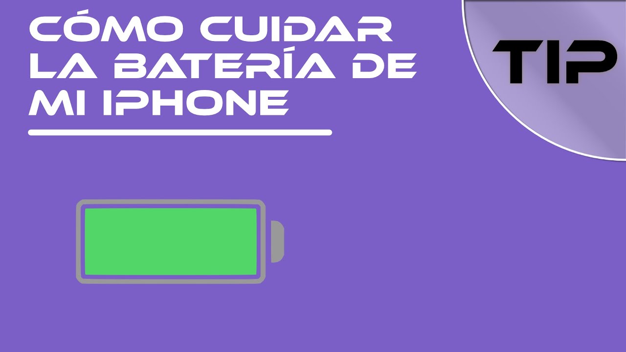 Tips para CUIDAR la BATERIA del iPhone Apple Tips YouTube