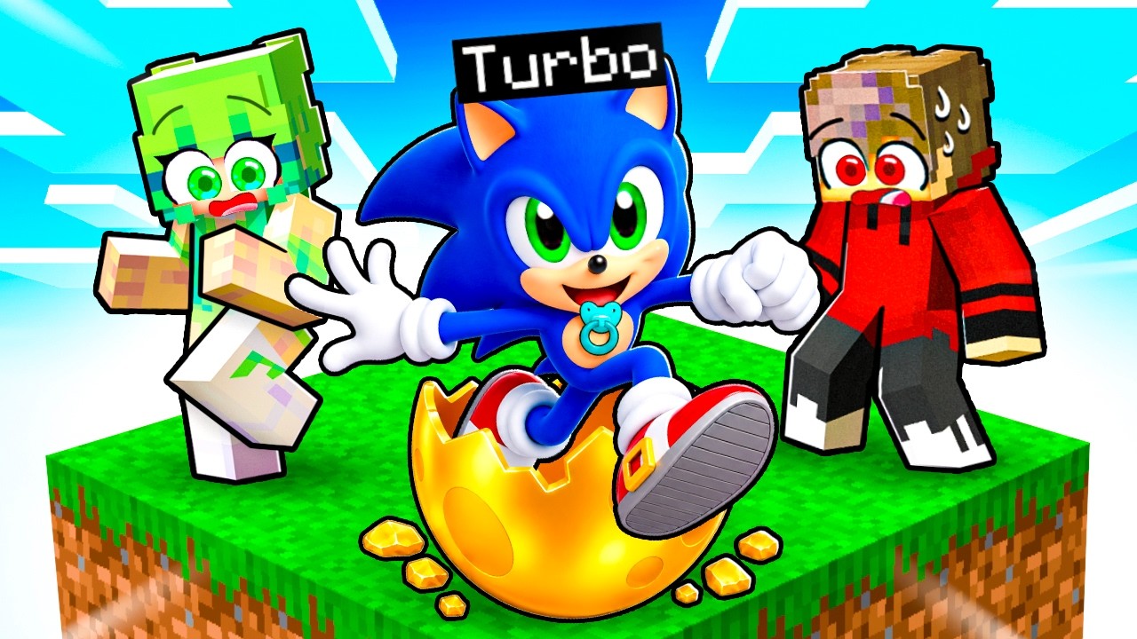 Fingí ser BEBÉ SONIC en UN SOLO CHUNK!
