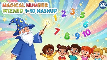 Magical Number Wizard 1–10 Mashup | Fun Counting Song for Kids | Animagic Studio