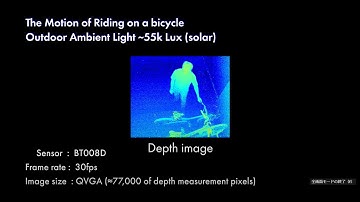 [ToF] 3D Depth Sensing experiment in Outdoor by ToF depth camera