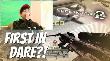 EASILY MY BEST TRICKSHOT EVER! - FIRST IN DARE?! (MW2 Trickshotting)