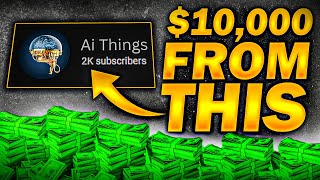 How I Earn $10K from SMALL Faceless Youtube Channel & AI