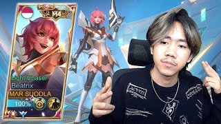 REVIEW SKIN M4 BEATRIX HARGA NYA MURAH EFEK NYA MEWAH - Mobile legends