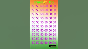 Find 👉05 😱 the odd number #shorts #iqtest #puzzle