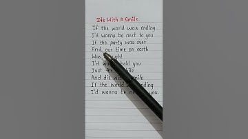 Thumbnail of Lady Gaga & Bruno Mars - Die With A Smile song lyrics #ladygaga #brunomars #diewithasmile #trending