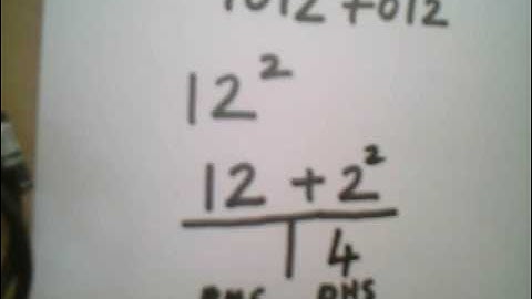 Vedic Maths - Find the square of a number in few seconds by VSR