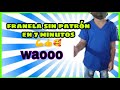 franela sin patrón en 7 minutos 💪