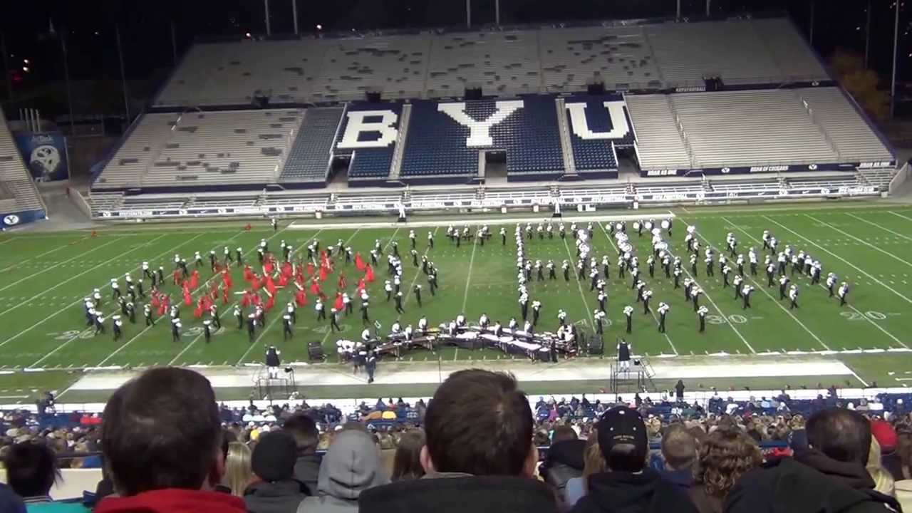 American Fork High School Marching Band BYU 2013 Competition YouTube
