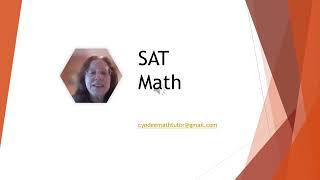 SAT Algebra 183 16