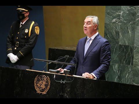 Govor predsjednika Đukanovića na generalnoj debati 76. zasijedanja Generalne skupštine UN-a